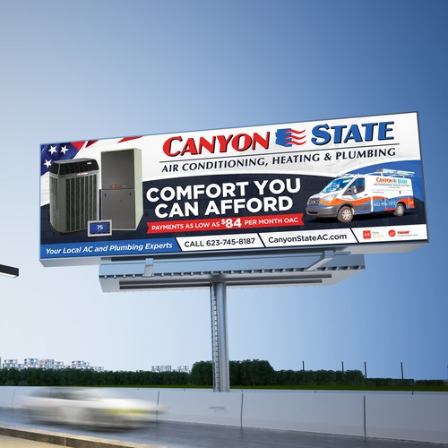 Design Design An Eye-Catching Billboard For An HVAC Company por SoftSkills