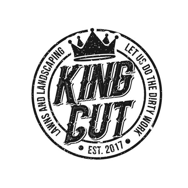 Design by Giosanio titled "Vintage Logo Concept for King Cut Lawns and Landscaping"