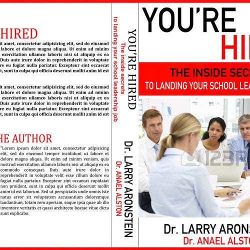 Create an e-book cover for "You're Hired"; a book for aspiring school leaders Design by T.Primada