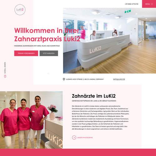 Web page design contest entry by Obizzy