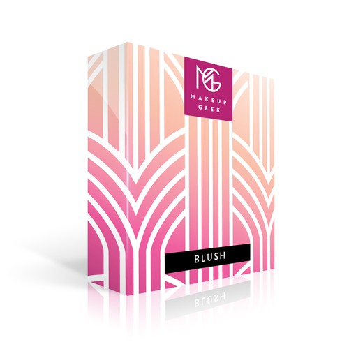 Makeup Geek Blush Box w/ Art Deco Influences デザイン by HollyMcA