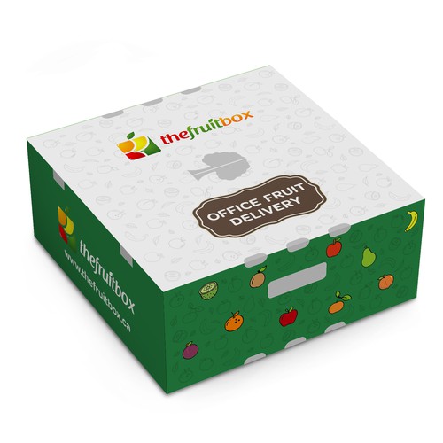 Professional Design for Cardboard Fruit Box Packaging Design by DesignSBS