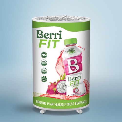 Branded Beverage Cooler Design by maxgraphic