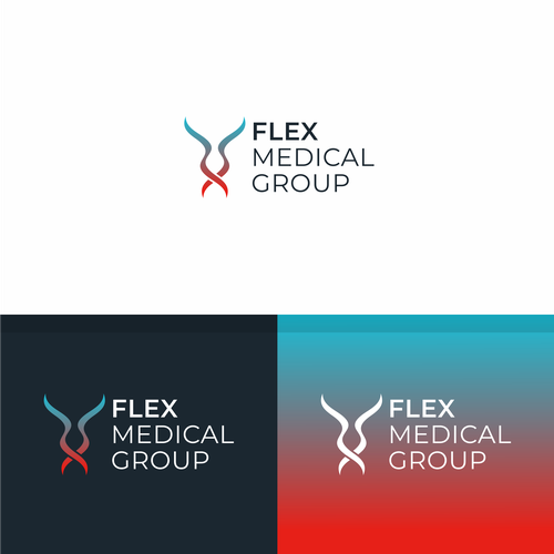 Design sleek and modern logo for an Flex Medical Group Design by DSGNESIA™