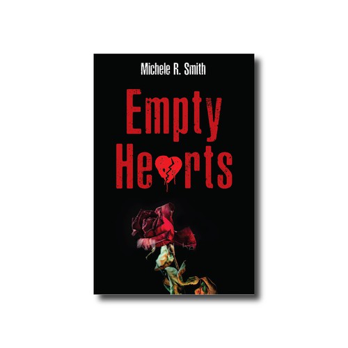 Design a book cover that appeals to an empty heart. Design by Desry