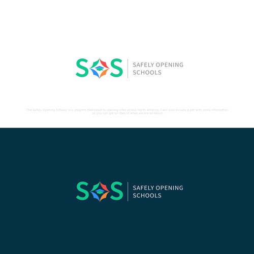 Logo for a group of Super Hero's working to get Kids back to school Design by creative_emon