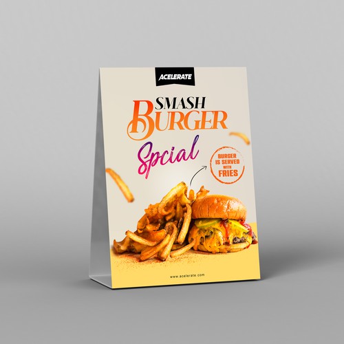 Smash Burger Marketing Materials Design by Design Studio72