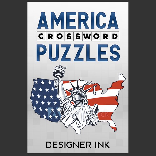 America Crossword Puzzles. Patriotic, Americana, Simple, Basic Design by Anastasia Brenych