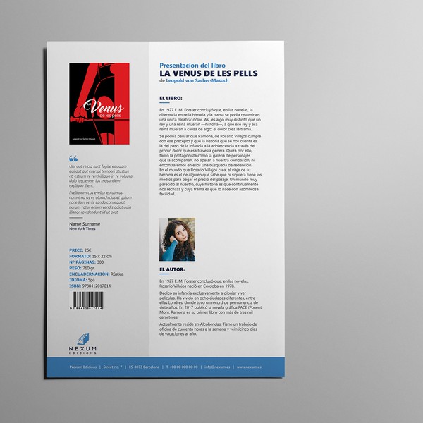 Diseño de creative_design_dtp titulado "Word document to be used as a template of commercial info for every new book release"