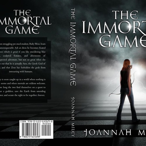 Unique book cover for suspenseful paranormal-romance novel! Design by PINTADO