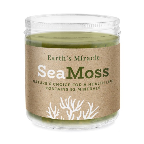 MarsiDesignさんのDesign a Label for our Sea Moss Gel Productデザイン