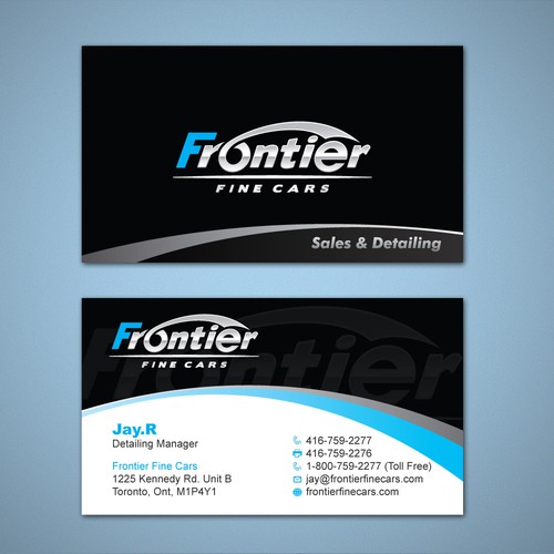 Create the next stationery for Frontier Fine Cars Design von Tcmenk
