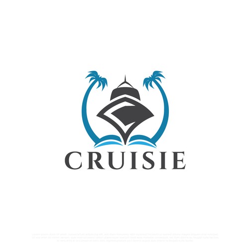 Cruise Travel Agent Logo - Modern and Sophisticated-ontwerp door pecellele pencil