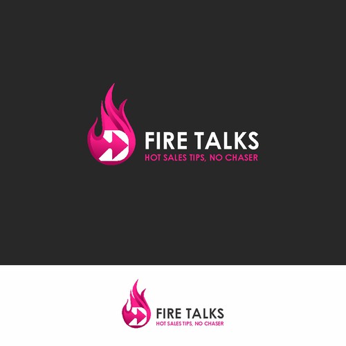 Design a new logo for our season 2 of our Fire Talks show that's strong enough to look like a tier 1 Réalisé par Visha*