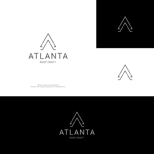 Minimalist valley key building roof logo design Vector Image