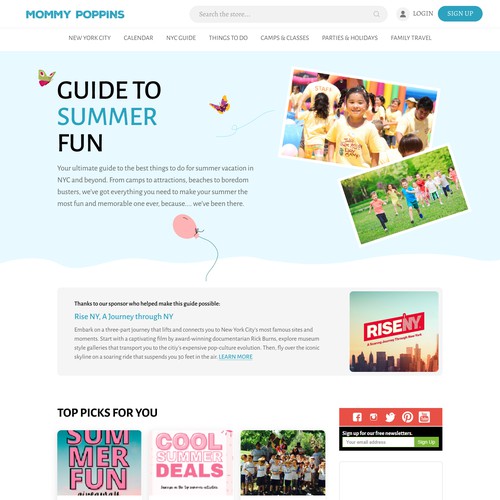 Guide Page for Leading Travel and Culture Website Design by ⚡️unbox.style⚡️