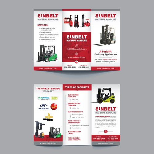 Diseño de We Need A Powerful Brochure For A Forklift Dealership de HF Tushar