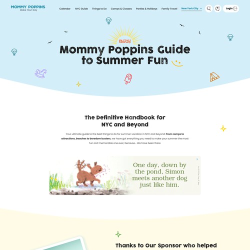 Guide Page for Leading Travel and Culture Website Design by devdesignss