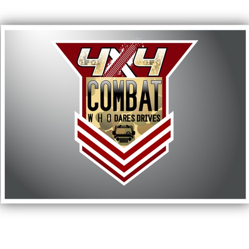 logo for 4x4 COMBAT Design by florin J.