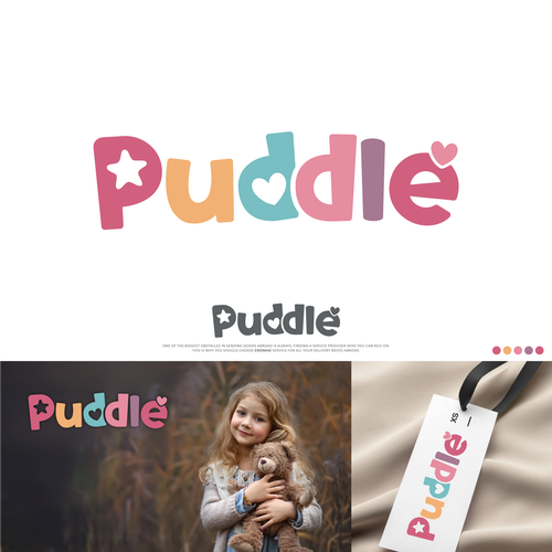 Design a fun and cute logo for an upcoming clothing brand for little girls Design by InTuos Pro