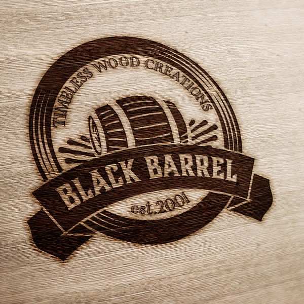 Design by Mzlaki titled "Vintage logo for Black Barrel"
