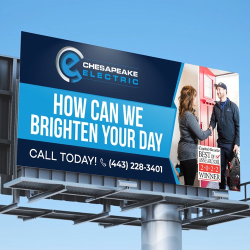 Chesapeake Electric Billboard Design by Dzhafir