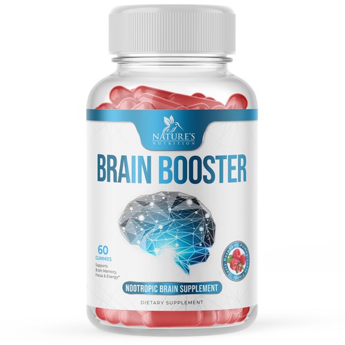 Brain Booster Supplement Design Needed for Nature's Nutrition Design by UnderTheSea™