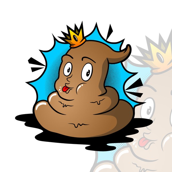 King Poo poo cartoon