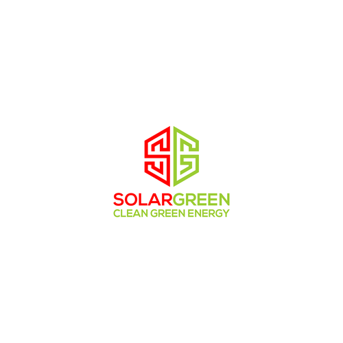 Logo for solar retailer, SolarGreen Design by Emhart Roosevelt