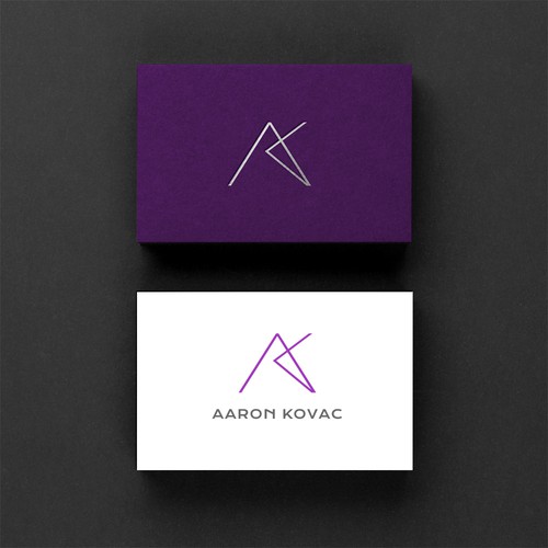 Design a personal branding logo for Business consulting using my name Aaron Kovac OR initials AK Design by des13n ©