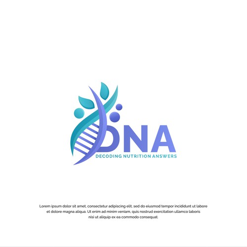 Logo for DNA-based fitness company Design by Musagraphic4