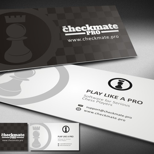 Checkmate Pro needs a business card Diseño de Rozak Ifandi