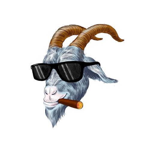 High quality Goat avatar Design by lofosparalogos