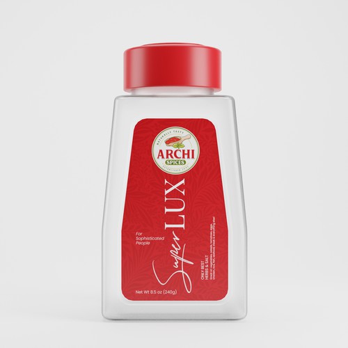 We need a modern eye catching label for a premium seasoning brand Design by Dedi Santosa