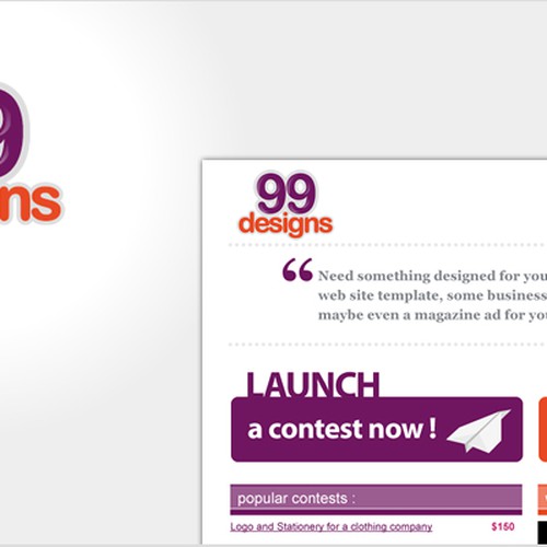 Logo for 99designs Design by Ragect