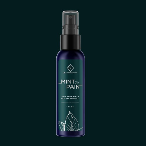 Pain Spray Label Design by Rifat_Jishan