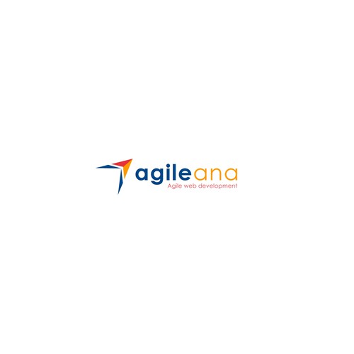 Agileana - logo design for web development agency Design by 9bstrokes™