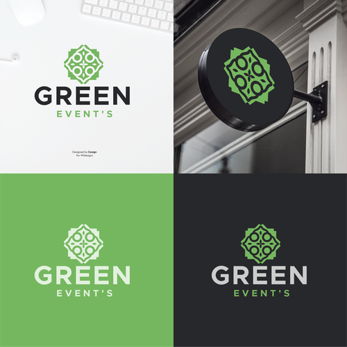 GREEN EVENT'S need his logo Design by casign