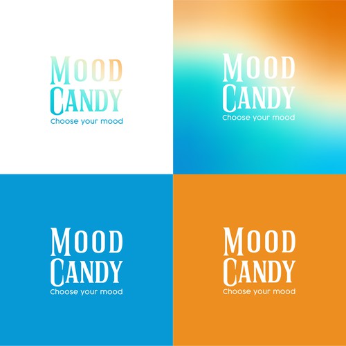 Logo for MOOD BOOSTING supplment called MOOD CANDY Design by ninagrana2