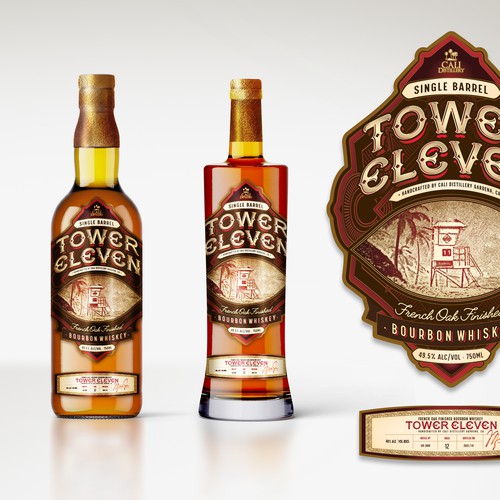 Design a new California Whiskey Label Design by ROCKET AJ. Espinosa