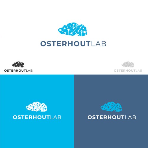 Logo for a scientific lab studying how the immune system communicates with the brain Design by oakbrand™