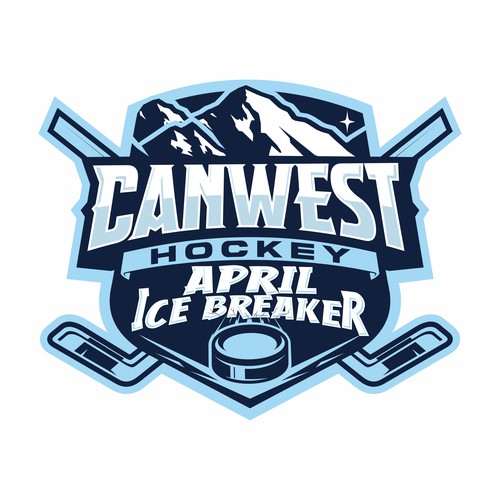 Designs create a COOL logo for our April Ice Breaker hockey tournament Logo design contest