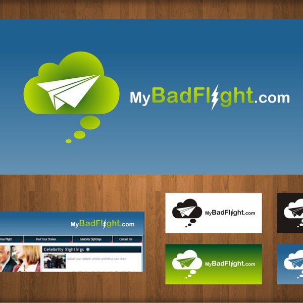 Create the next logo for MyBadFlight.com