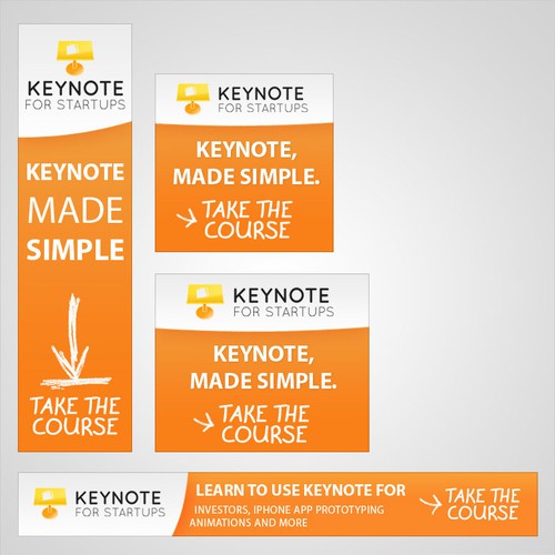 Create the next banner ad for Keynote for Startups Réalisé par DazlDesigns