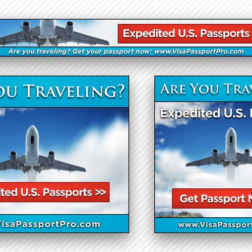 Create the next banner ad for Visa Passport Pro Design by xzentrico