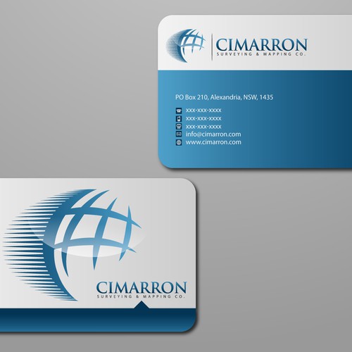 stationery for Cimarron Surveying & Mapping Co., Inc. Design von expert desizini