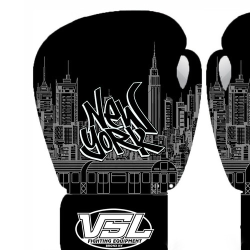 NYC Boxing Gloves Design by Simeo