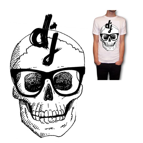 dj inspired t shirt design urban,edgy,music inspired, grunge Design von BethanyDudar