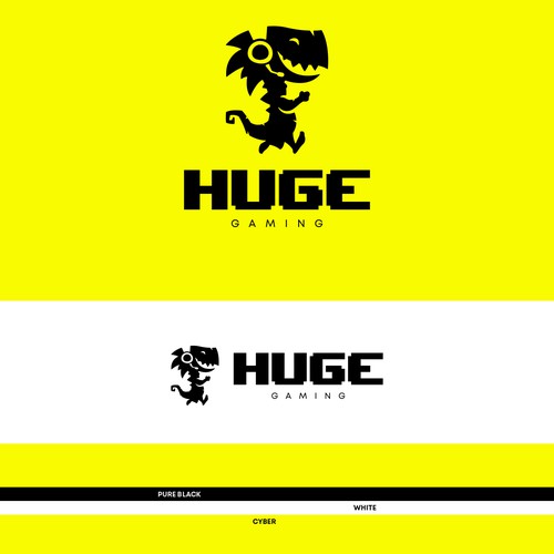 Huge Gaming Logo and Brand Identity Design by Voinch Visuals