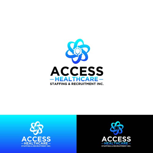 medical staffing company Design by CliffKer